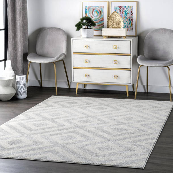 Hashtag Home Frances Geometric Rug Wayfair